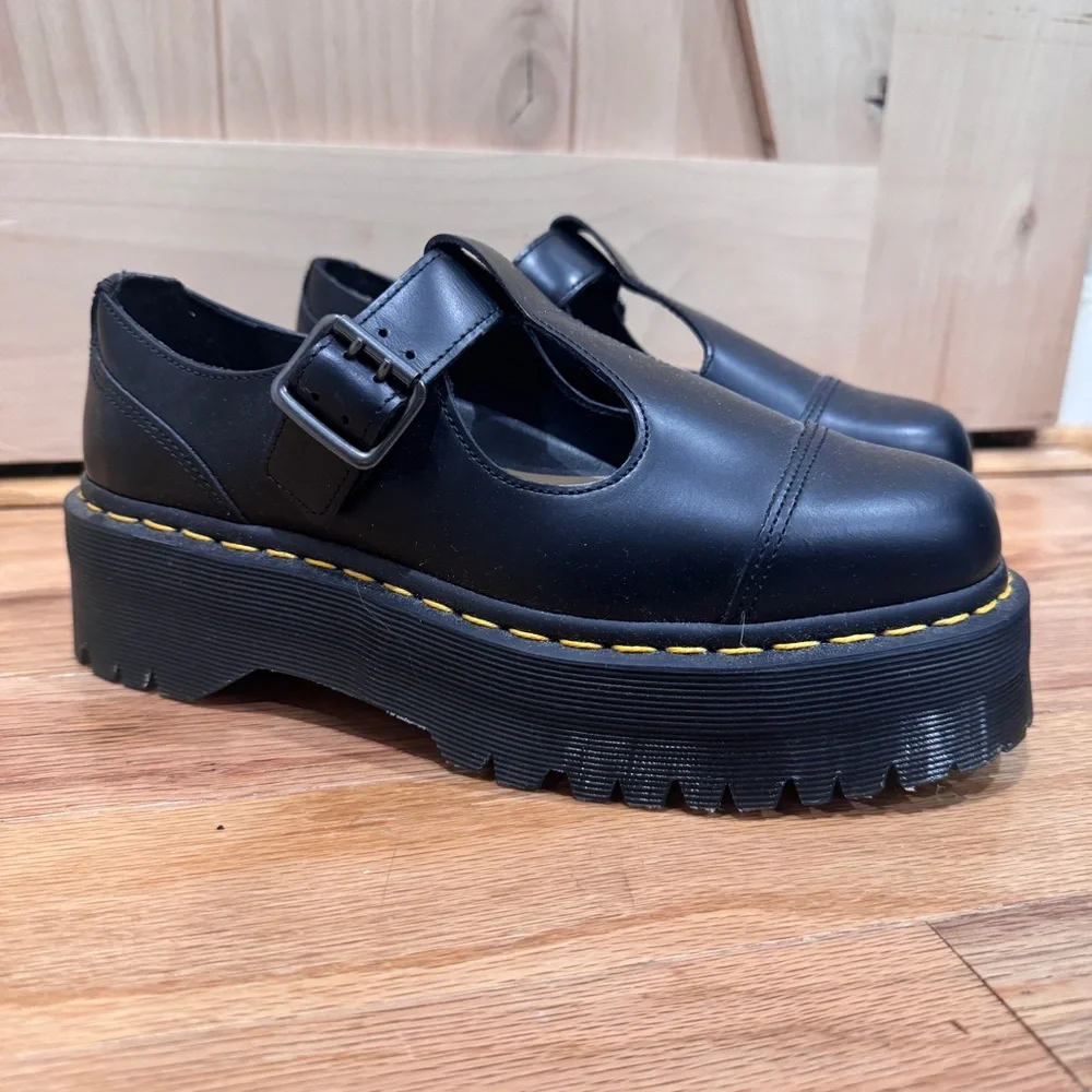 NEW Dr Martens Bethan Platform Mary Janes - Picture 3 of 15